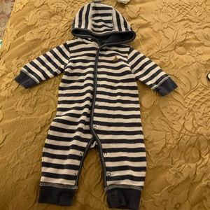 Boys Hooded Romper